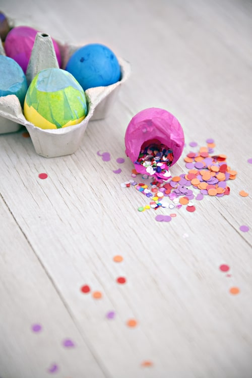 Easter confetti eggs