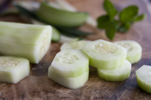 cucumbers mint