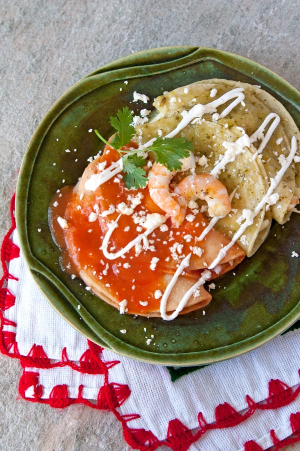 shrimp-enchiladas