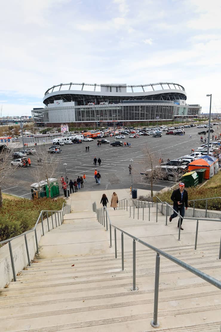 Denver Broncos stadium tailgate mile high stadium