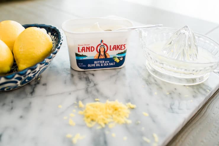 Land O Lakes butter with olive oil and sea salt