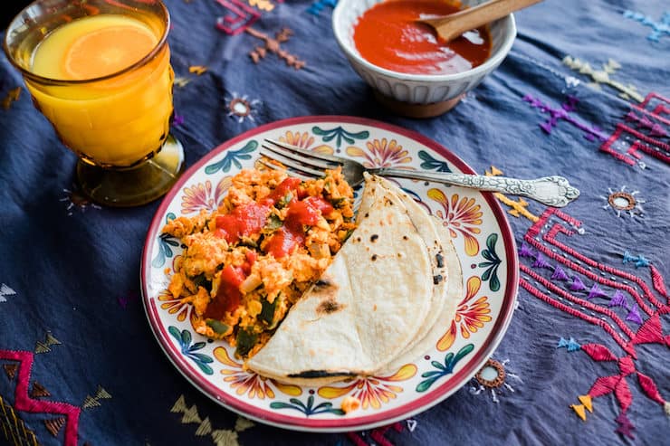 Delicious Mexican recipe served and ready to for another great day